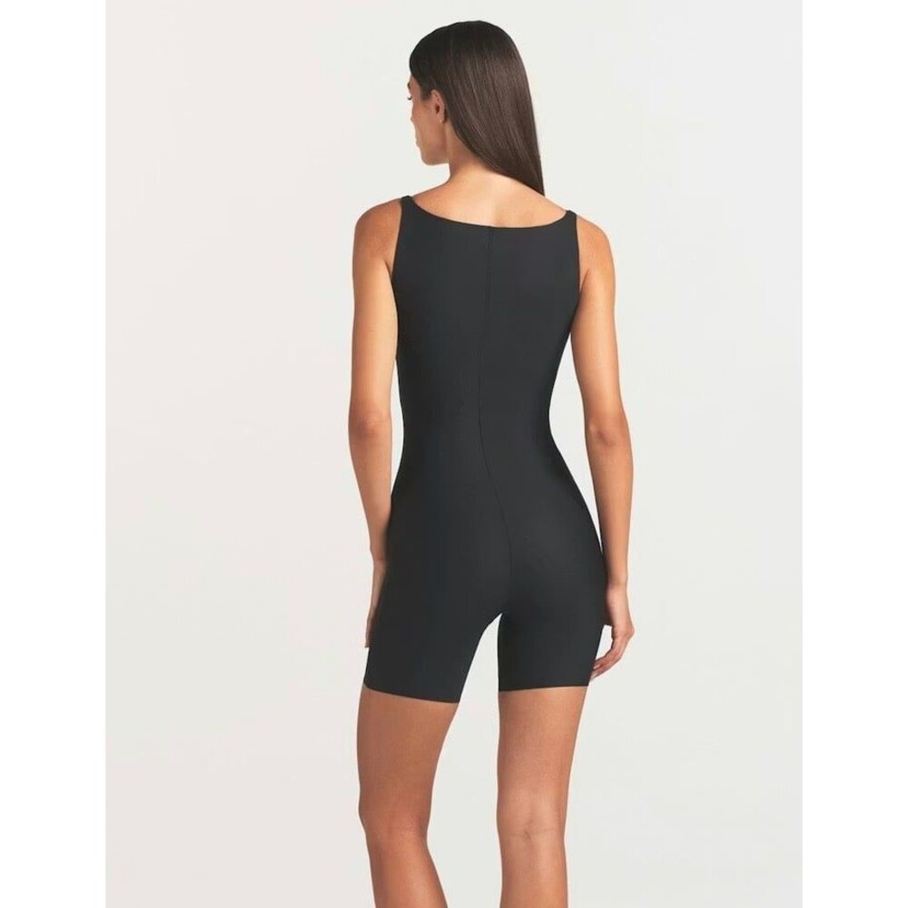Skims Body CS Open Back Mid Thigh Bodysuit Onyx - Picture 9 of 9